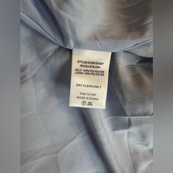 ASTR THE LABEL Anthropologie Noya Strappy Back Iris Blue Blush Dress XS - Picture 12 of 12